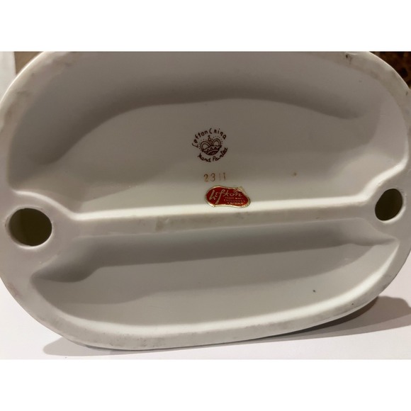 Lefton China Hand Painted Hobo on Bench with Dog Porcelain Figurine 2311 Vintage - Picture 3 of 3